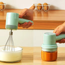 3 in 1 Mini Blender - Portable Cordless