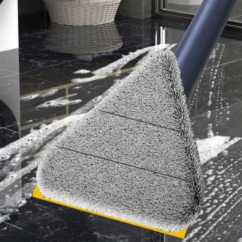 DAFUSHOP 360° Rotating Mop Window Cleaner Rotating Triangular Cleaning Mop Floor Glass Ceiling Broom Cleaning Clean Tool