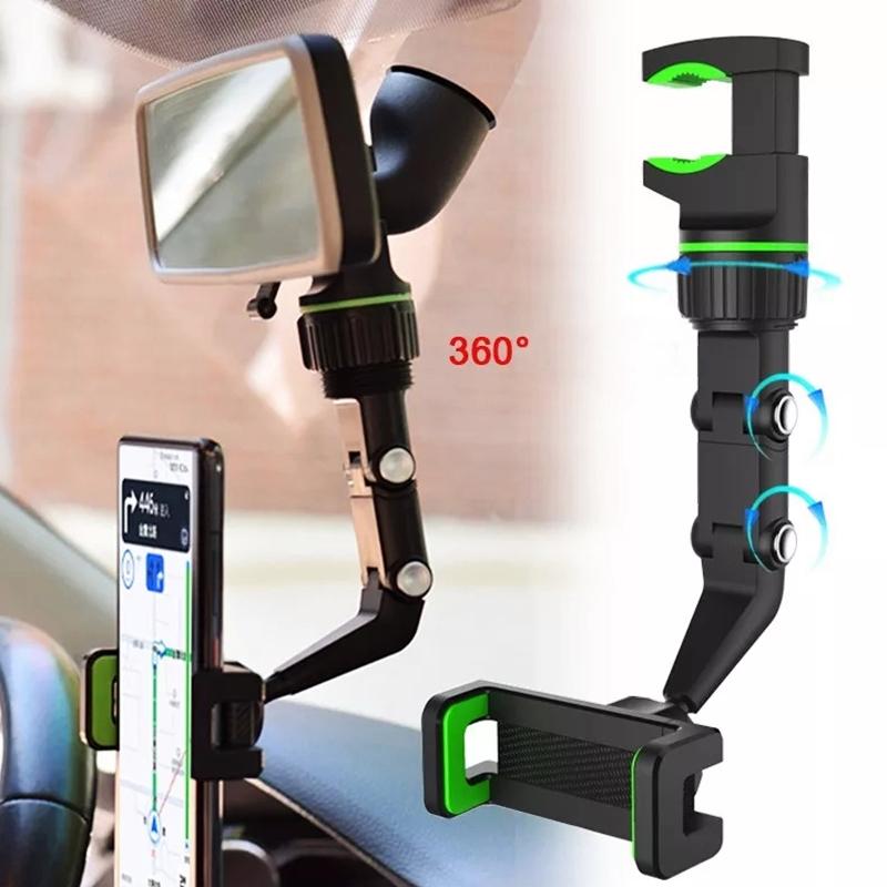 MULTIFUNCTIONAL VEHICLE MOBILE HOLDER ADJUSTABLE 360 DEGREE ROTATION 