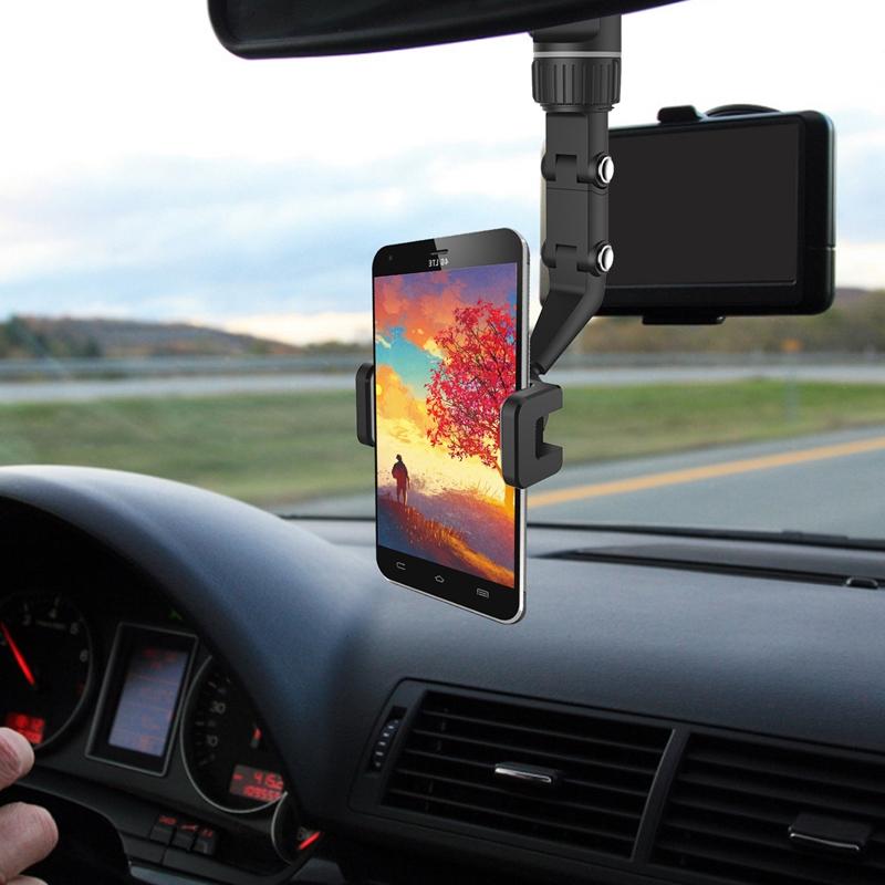 MULTIFUNCTIONAL VEHICLE MOBILE HOLDER ADJUSTABLE 360 DEGREE ROTATION 