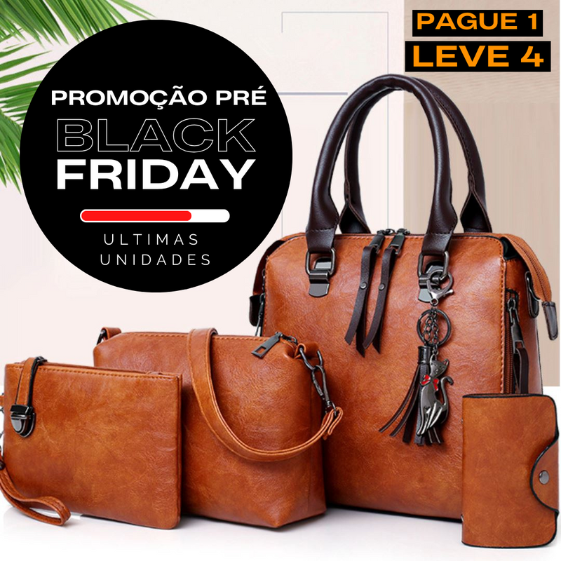 Bolso de cuero natural: compre 1 y obtenga 4 [PROMOCIÓN PREVIO AL BLACK FRIDAY]