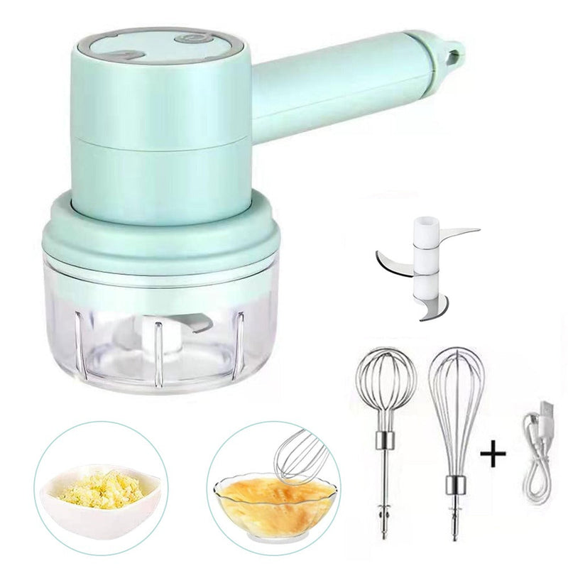 3 in 1 Mini Blender - Portable Cordless 