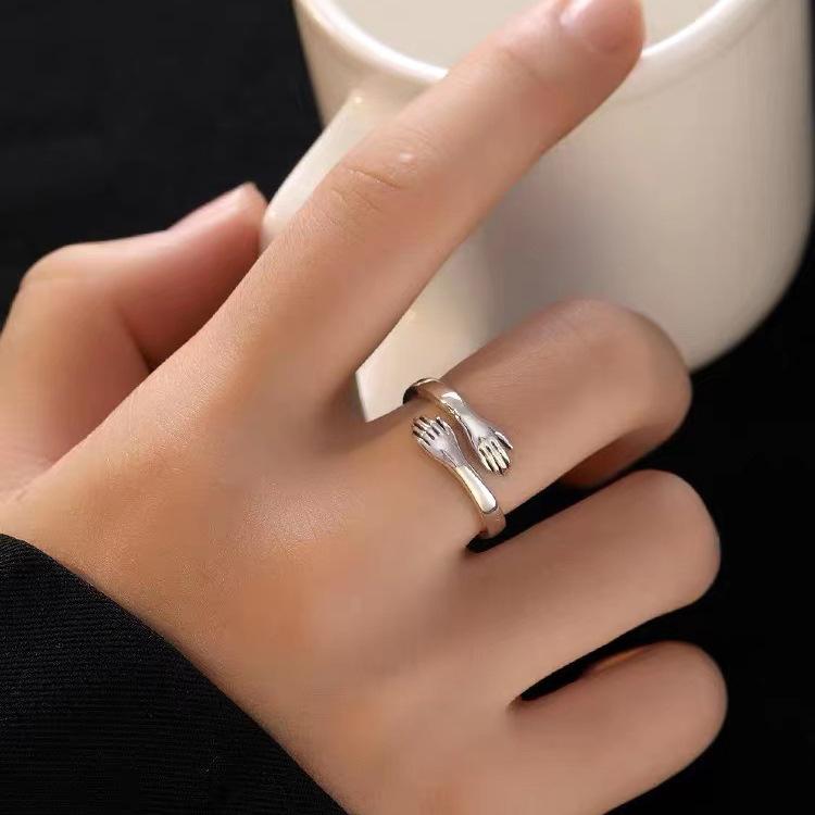 The ring has a unique niche design and the opening is adjustable