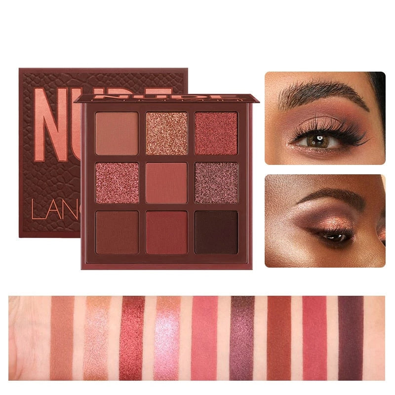 9 Color Eyeshadow Palette - Langmanni