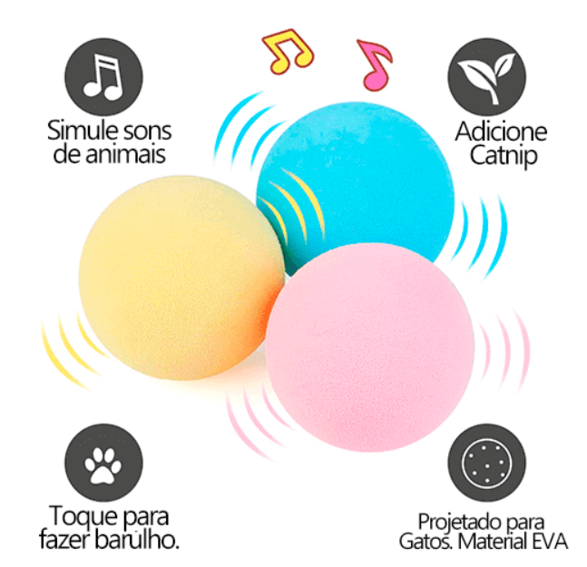 Interactive Ball for Cats 