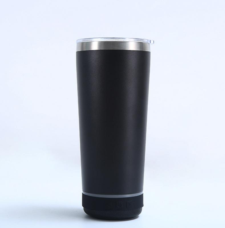 304 Stainless Steel Car Cup with Bluetooth Speaker